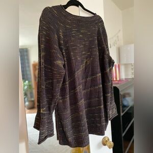 Tamaki Niime Knit Sweater, Brown, OOAK